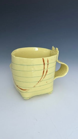 Tea Cup: birds and coffee
