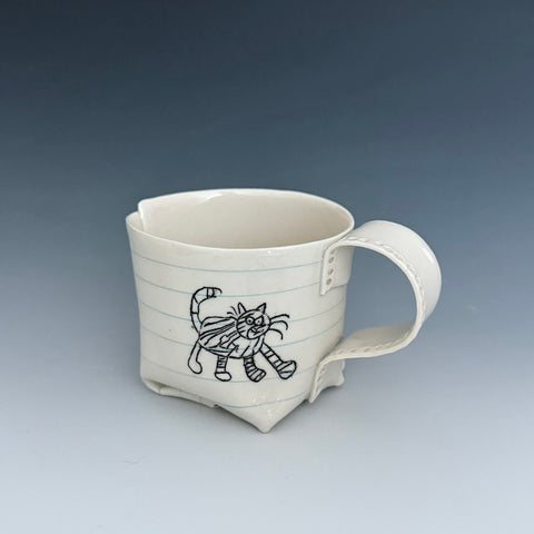 Paper Tea Cup - Cat