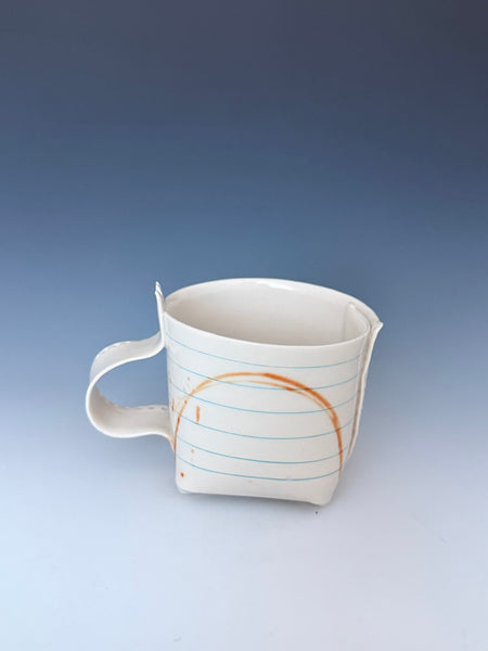 Tea Cup with coffee stains