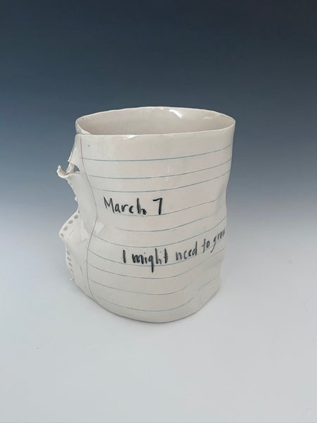 Journal Cup - March 7: I might need to grow up someday...