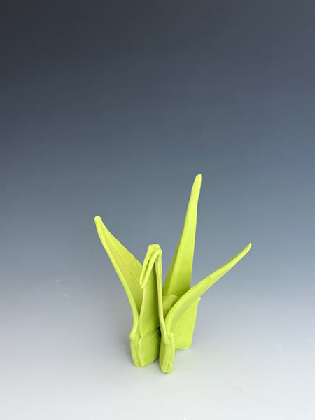 Paper Crane - Lime Green