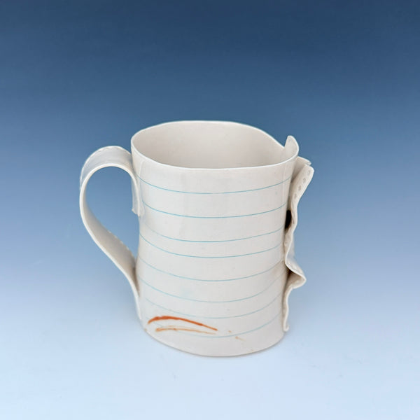 Blank Paper Mug with Coffee stains