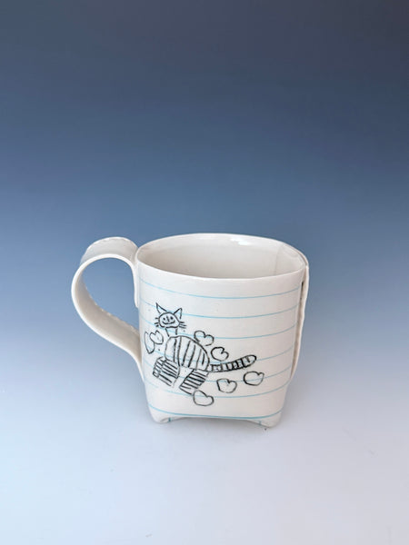 Tea Cup: Loving Cat Doodles