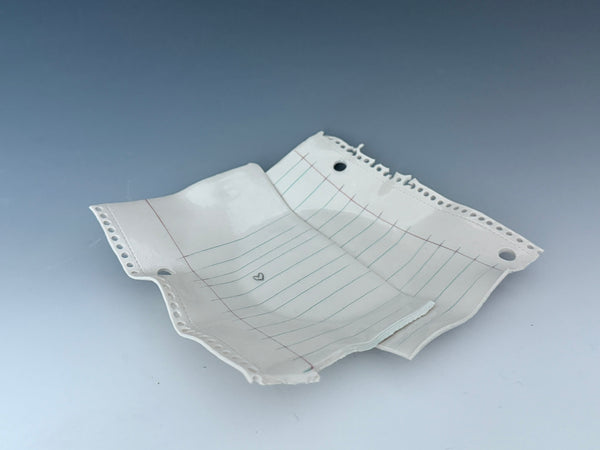 Scrap Paper Plate: ♡