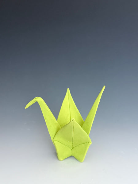 Paper Crane - Lime Green