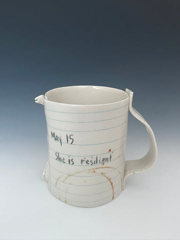 Journal Mug - May 15: She is resilient