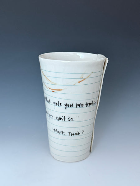 Aug 9: Maybe a Mark Twain Quote?