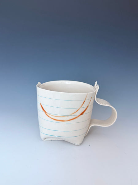 Tea Cup with coffee stains