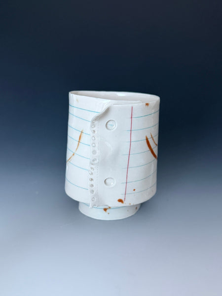Coffee Stained Footed Cup 1