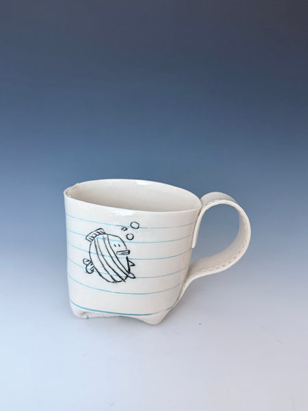 Tea Cup: Fishy Doodles