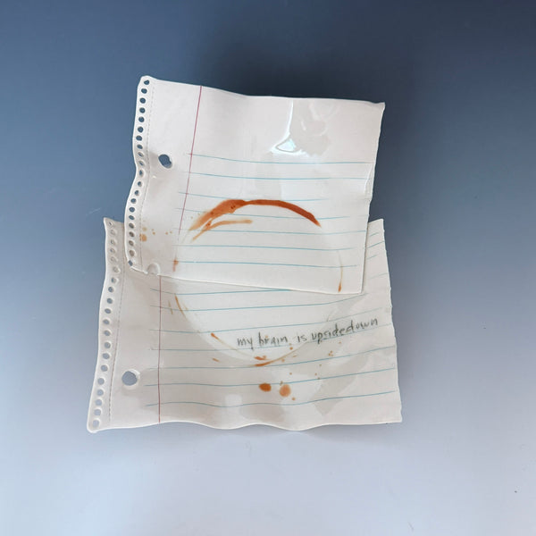Scrap plate: My brain is upside down