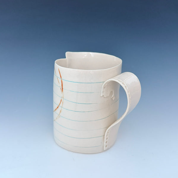 Blank Paper Mug with Coffee stains