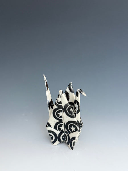 Paper Crane - Black & White Stars