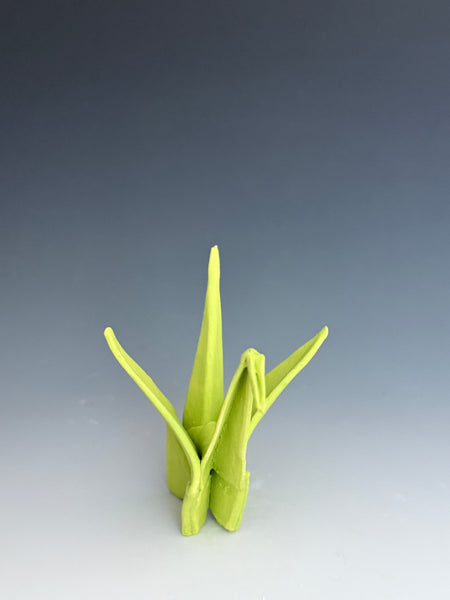 Paper Crane - Lime Green