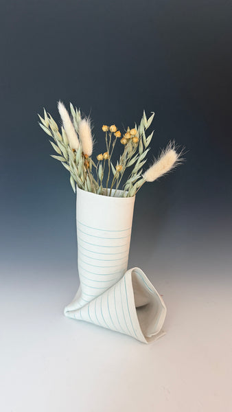 Double sided Folded Vase