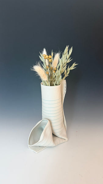 Double sided Folded Vase