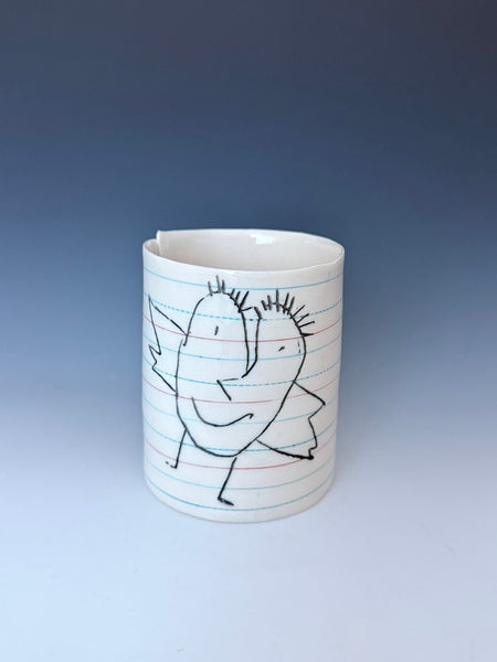 Doodle cup: Flying Heart