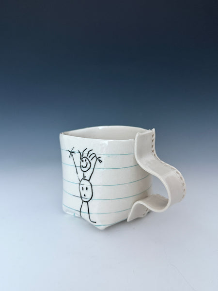 Tea Cup: Double Wave Doodle