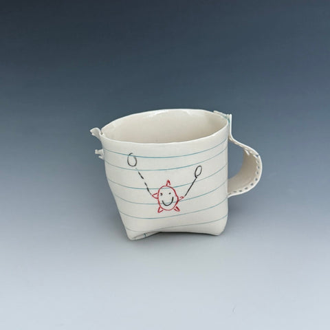 Paper Tea Cup - Holding Balloons