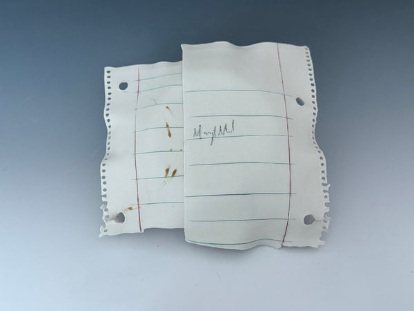 Scrap Paper Plate: She's a witch