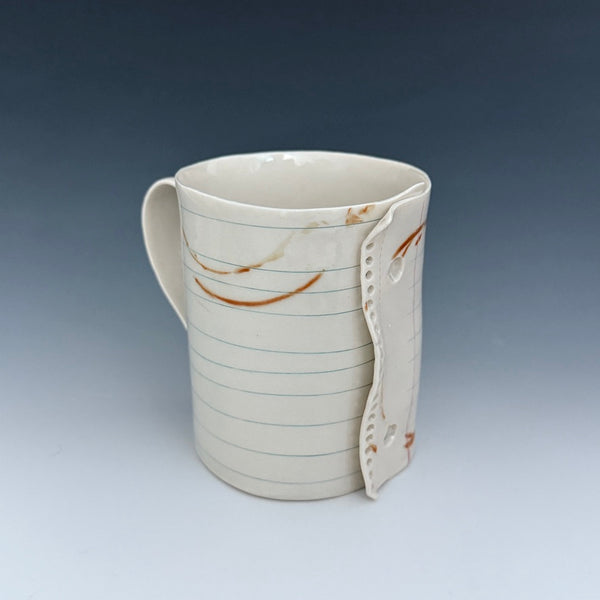 Mug - Paper with Coffee stain