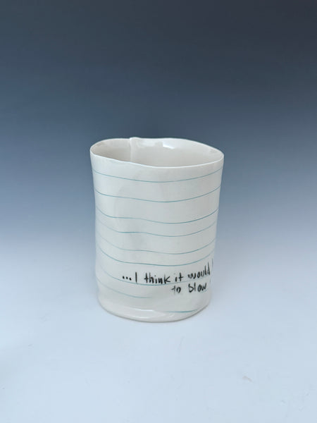 Oct 18: Maybe it would be fun to blow up my life...