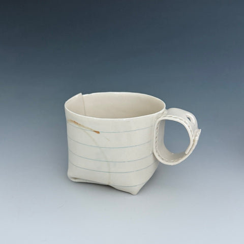 Paper Tea Cup - Coffee Stains and a loop!