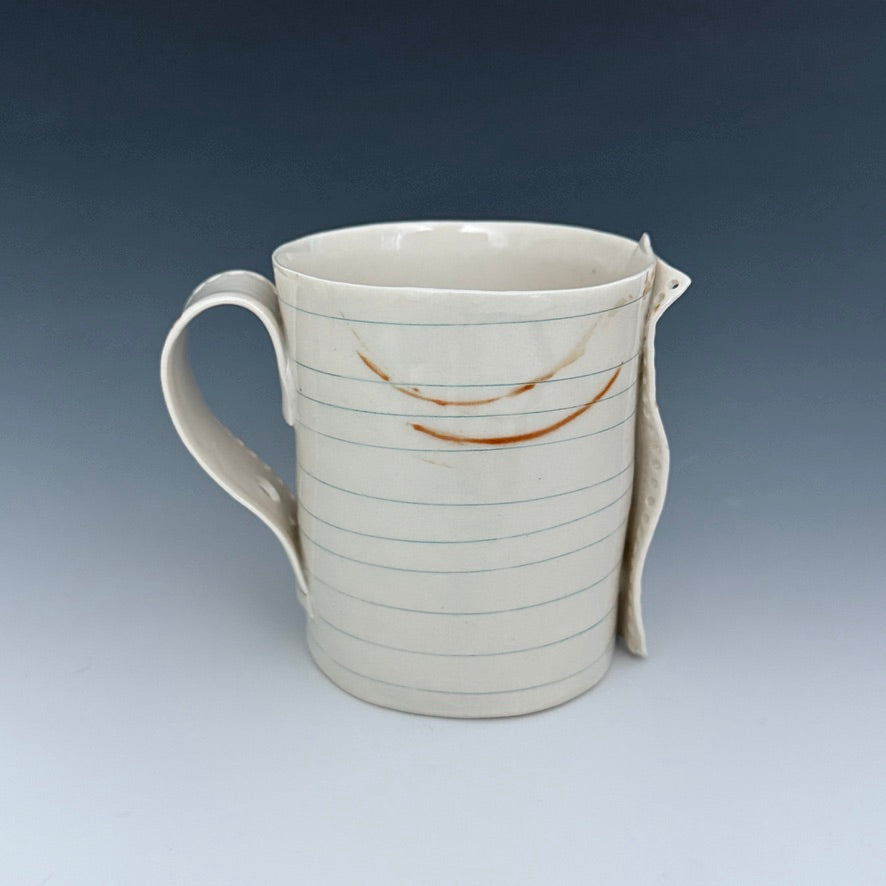 Mug - Paper with Coffee stain