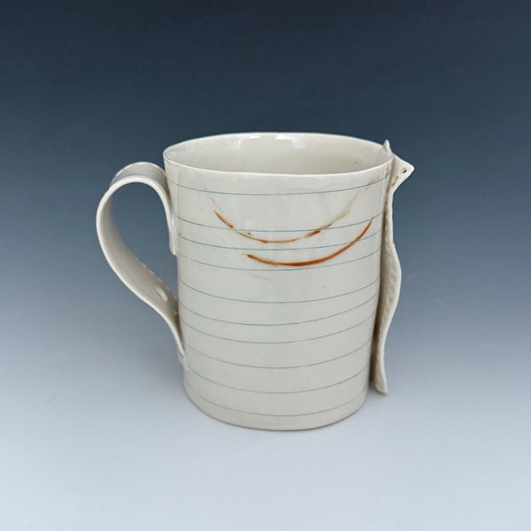Mug - Paper with Coffee stain
