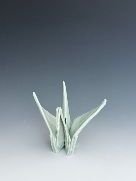 Paper Crane - Light Green with Hook