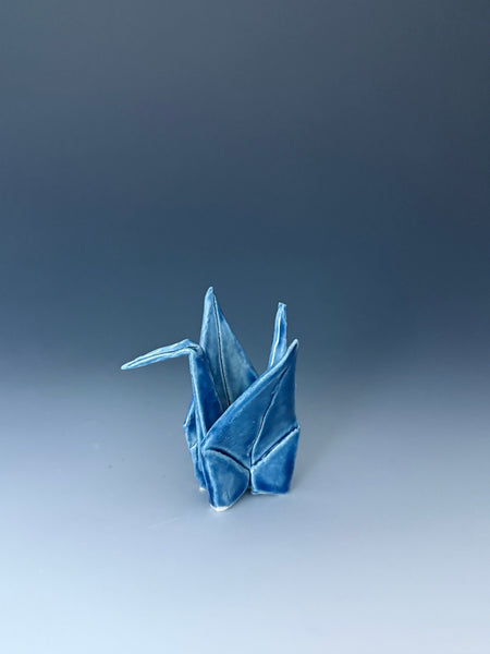Paper Crane - Blue