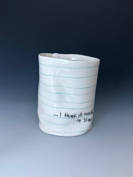 Oct 18: Maybe it would be fun to blow up my life...