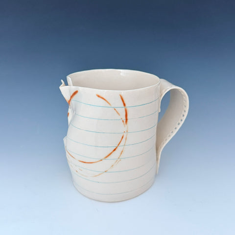 Blank Paper Mug with Coffee stains
