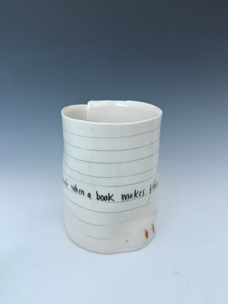 Aug 22: crying at a good book...