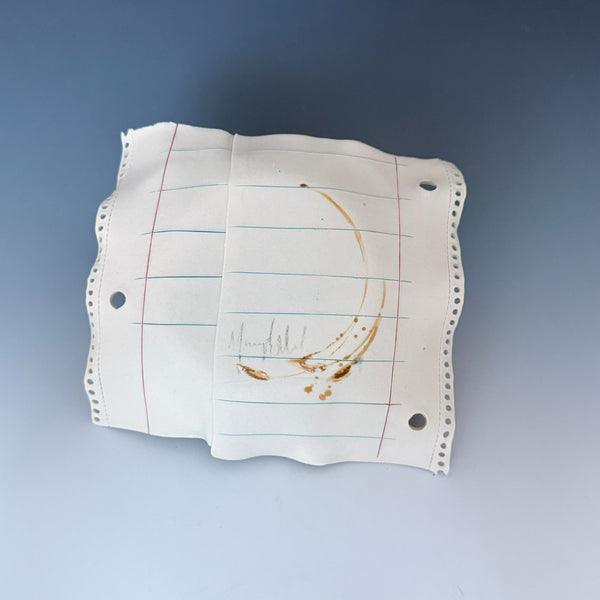 Scrap plate with Coffee Stains 2