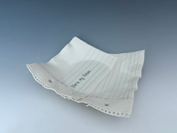 Scrap Paper Plate: You're my future