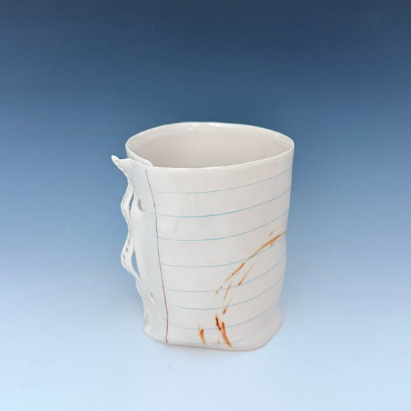 Blank Paper with Coffee Stains