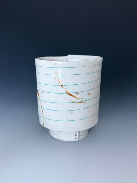 Coffee Stained Footed Cup 2