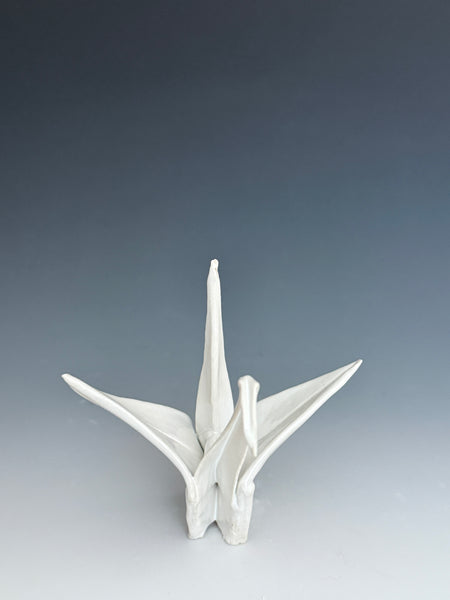Paper Crane - Glossy White