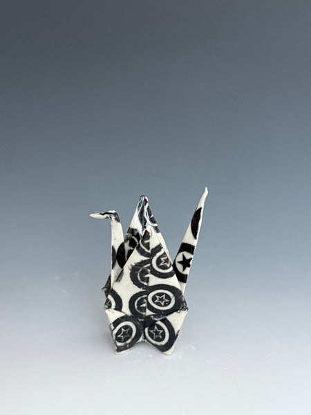 Paper Crane - Black & White Stars