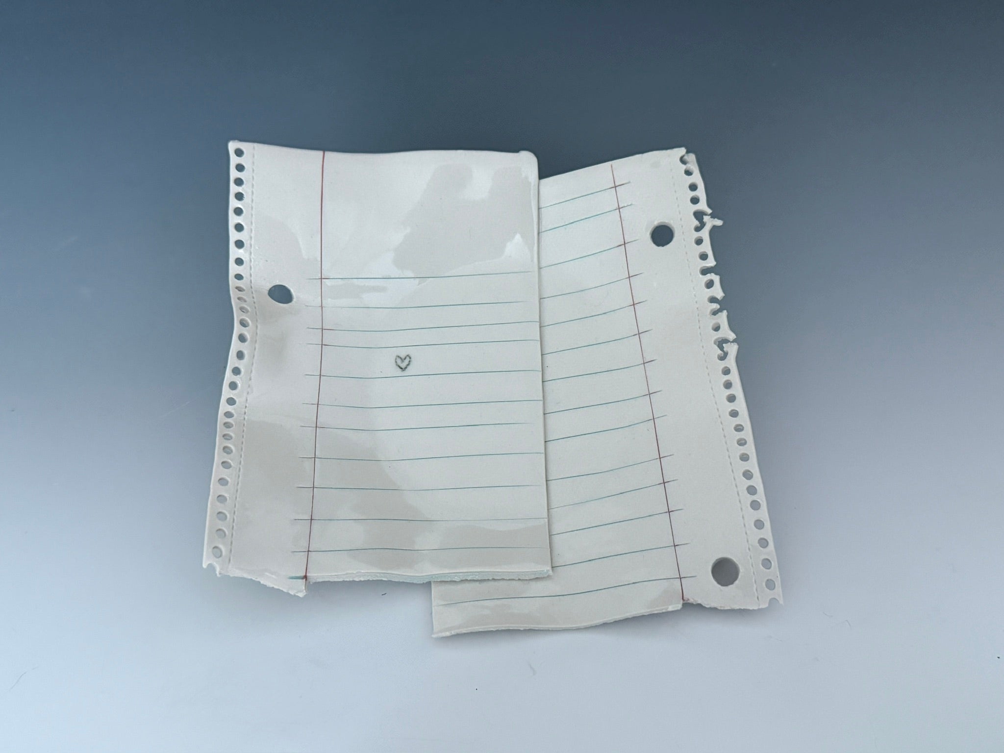 Scrap Paper Plate: ♡