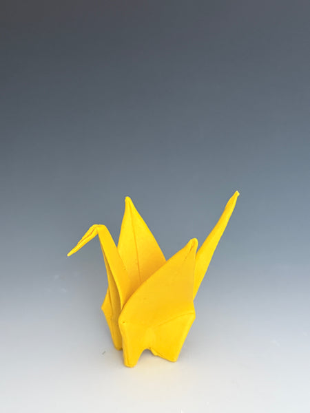 Paper Crane - yellow