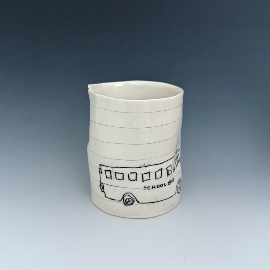 Doodle cup: School Bus