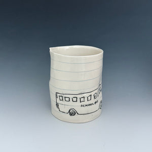 Doodle cup: School Bus