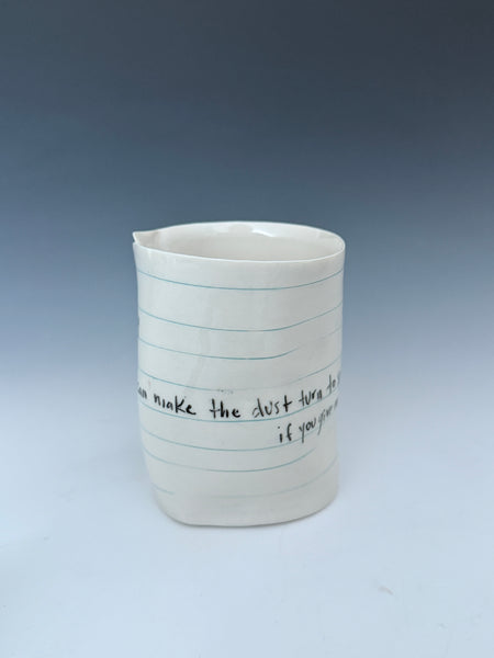 Jan 24: I can turn dust into sparkles