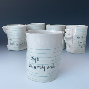 *Custom Notebook Paper Cup!