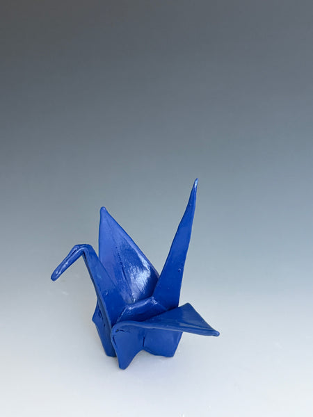 Paper Crane - Blue