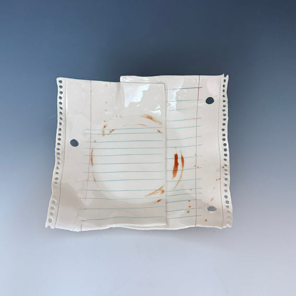 Scrap plate with Coffee Stains 2