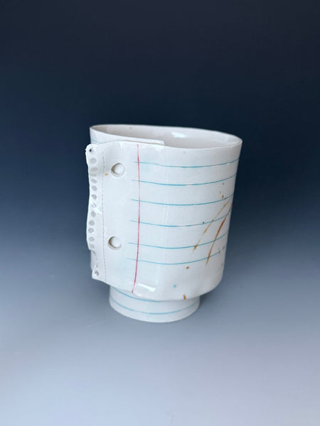 Coffee Stained Footed Cup 2