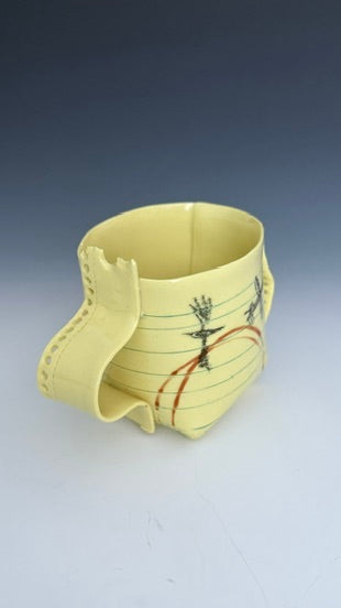 Tea Cup: birds and coffee